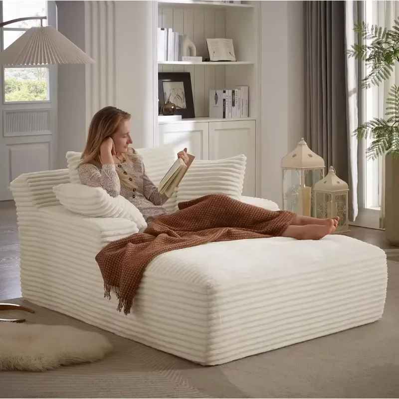 Minimalist Velvet Sofa Bed with Foam Filling Vacuum Packed Compression Design for Bedroom Hotel Use