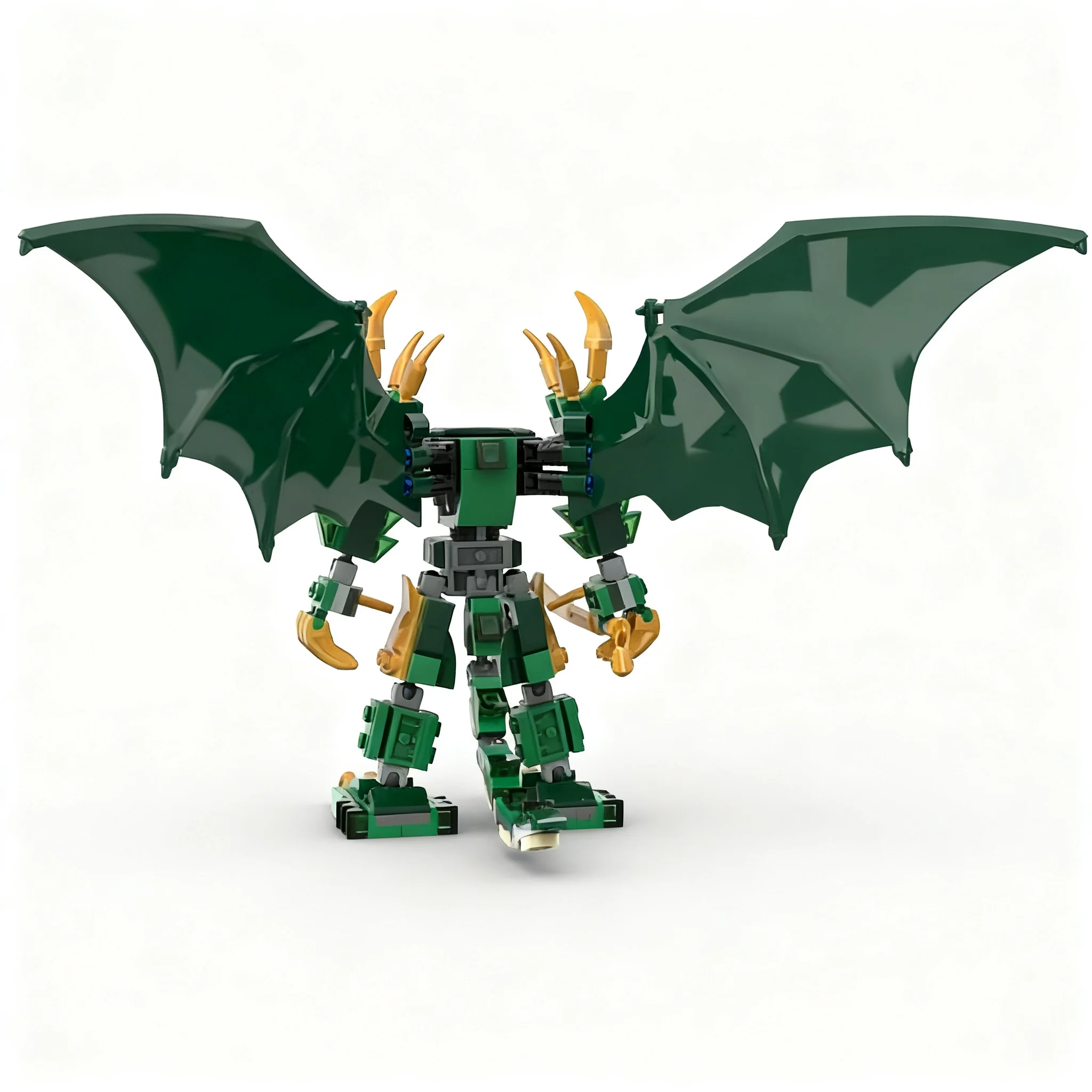 219pcs MOC Lloyd's Draconus Mech Ninjia Model Building Blocks Architecture Idea Art Creative Brick Craft Display Collection