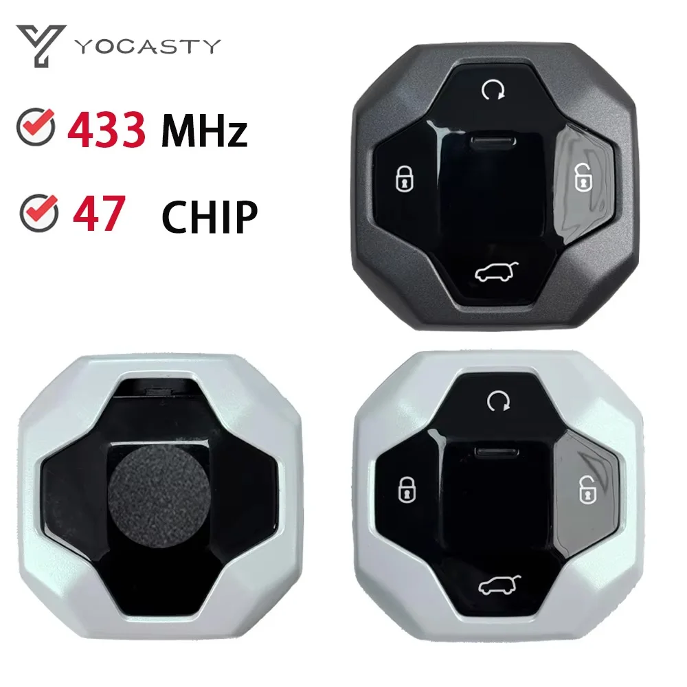 YOCASTY OEM Chave de carro com controle remoto inteligente ID47 Chip para Chery Jetour T2 T1 T3 TX JETOUR Traveller