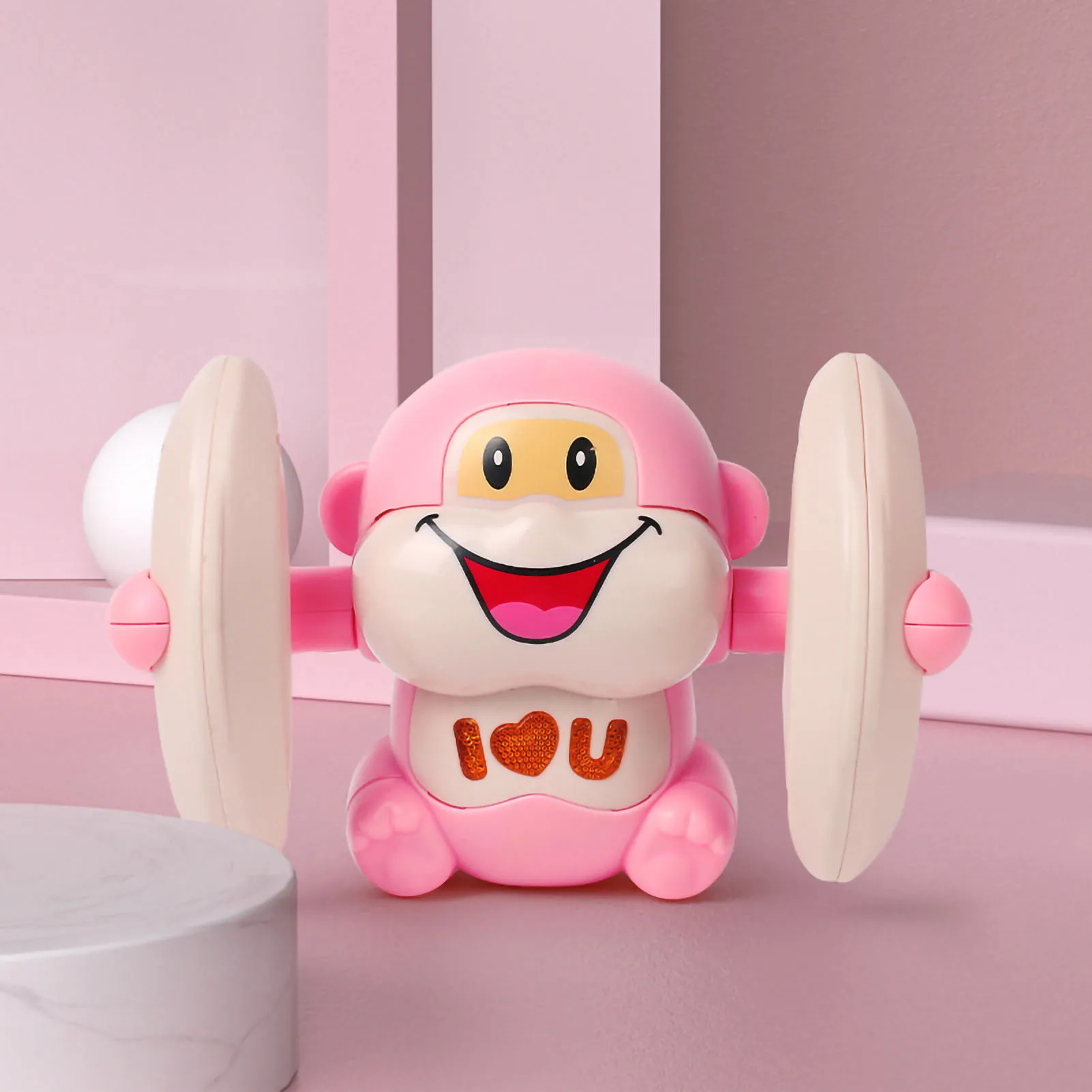 Electric Induction Toys Electronic Induction Toys Cute Shape Colorful Rotatable  Electric Toys for Children