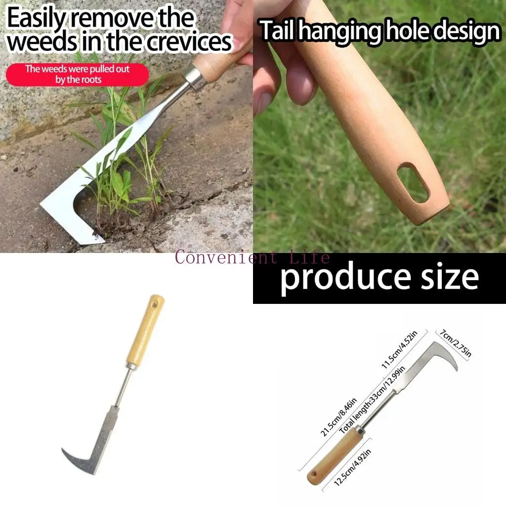 

L1EE MultiPurpose Gardening Tool Manual Weeder Design For Tight Space And Toughly Weeds Root Extraction Easy to Carry and Use