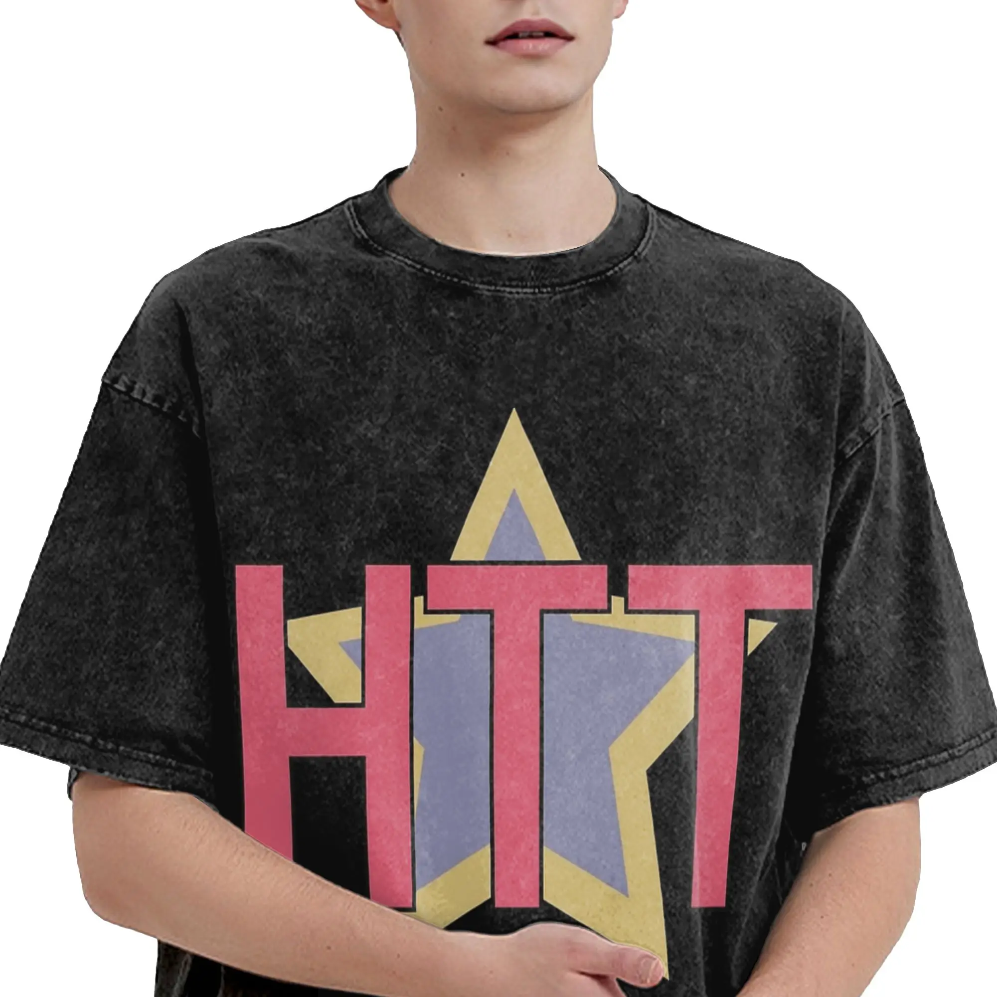 Summer K-On Houkago Tea Time Washed Shirts Apparel Harajuku T-Shirt  Men Women Tee
