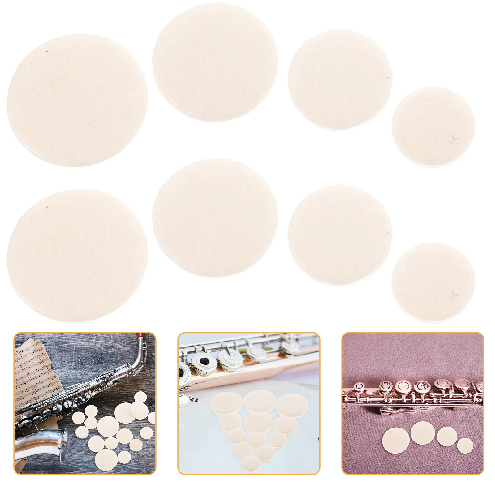 

17pcs Clarinet Pads Replacement Woodwind Instrument Pads Not Self Adhesive Tight Seal Cushions For Woodwind Clarinet Replacement