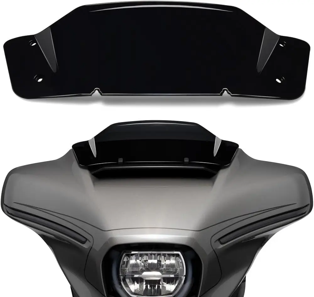 

7" Wave Windshield Windshield Wind Splitter for Harley-Davidson CVO Street Glide FLHXSE,Street Glide FLHX 2023 2024