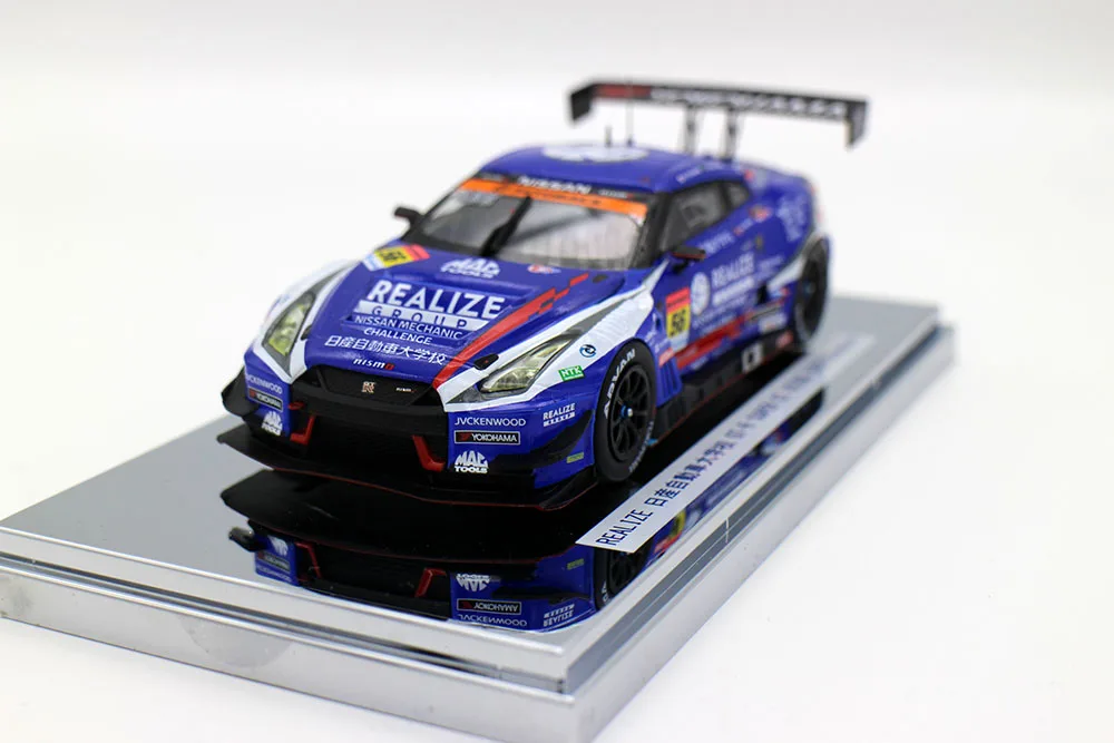 Ebbro 1/43 Scale 2020 56 Series Champion Realize Group GT-R Super GT GT300 Diecast Alloy Toys Racing car model for collection