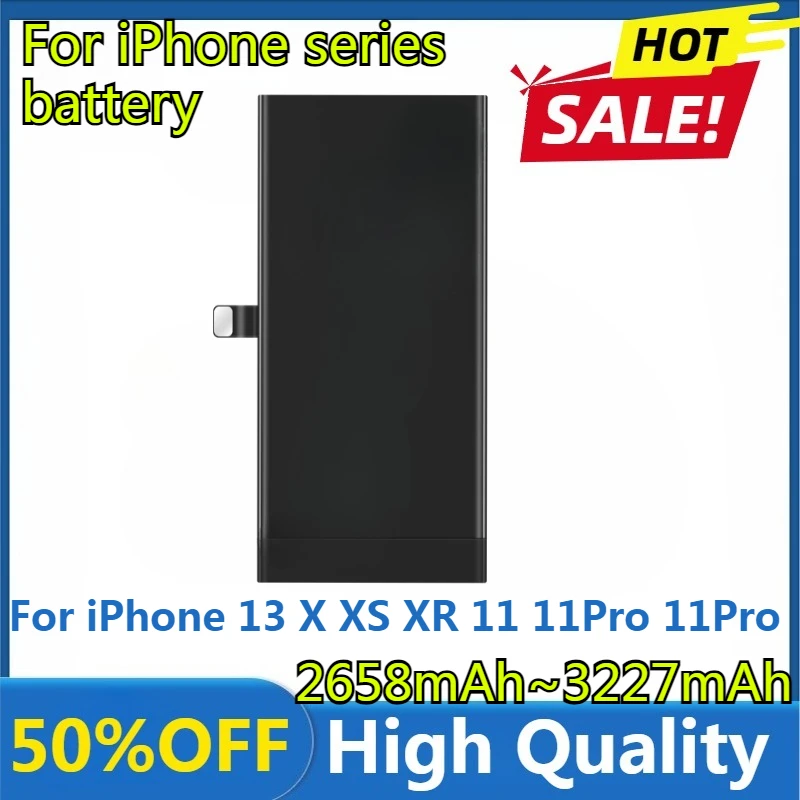 

New High quality replaceable Battery for iPhone 13 X XS XR 11 11Pro 11Pro Max 12 Mini 12Pro 13 Mini 13 Pro