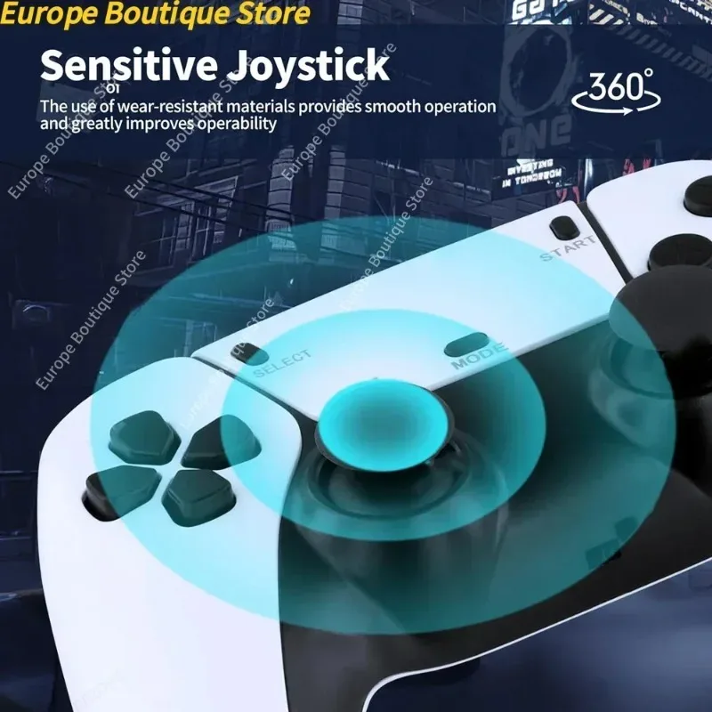 M15 لعبة عصا 4K HD 20000 ألعاب لاعب 2.4Ghz وحدة تحكم لاسلكية يده ممر كلاسيكي 2025 تلفزيون أجهزة تحكم ألعاب الفيديو المنزلية