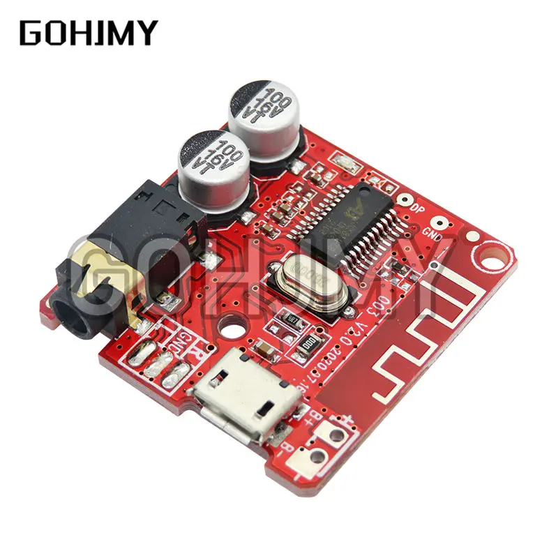 Bluetooth Audio Receiver board Bluetooth 4.1 5.0 MP3 lossless decoder board Wireless Stereo Music Module 3.7-5V VHM-314 XY-BT