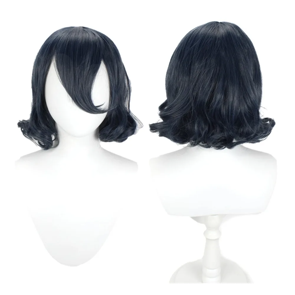 

Secre Swallowtail Cosplay Wig - Black Clover Nero Blue Grey Wavy Hair