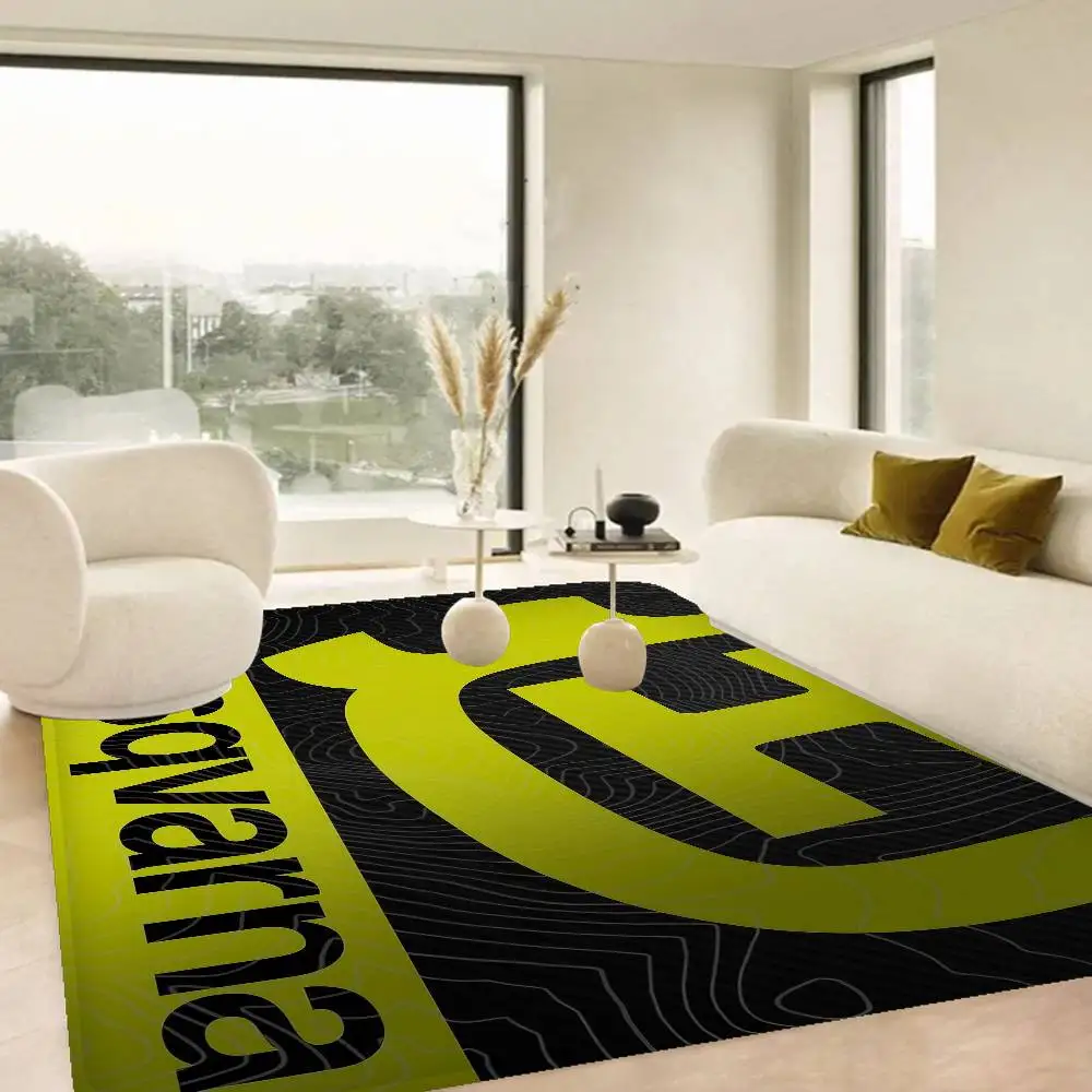 H-Husqvarnas Logo Room Mats Nordic Style Home Doormat Bathroom-Toilet Mats Bedroom Hotel Decor Mat view 3