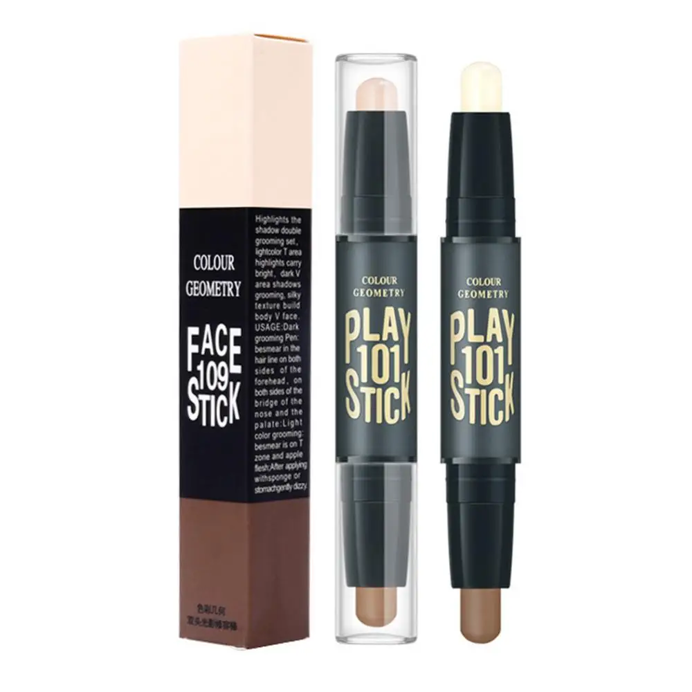 Highlighter Stick Concealer Facial Hot Sale -ended Face Eye Foundation Contour Pen