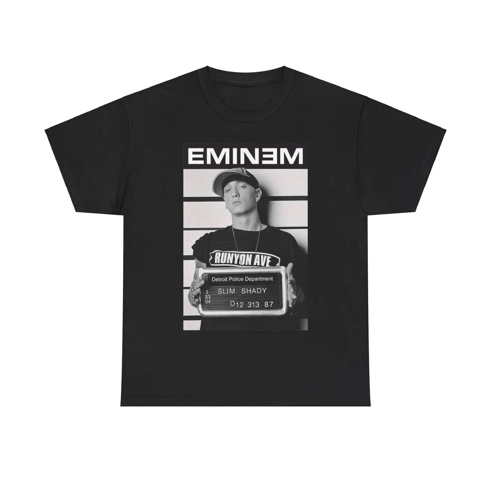 

Eminem Shirt Retro Rap Hip Hot Detroit Poster Vintage Unisex Heavy Cotton Tee