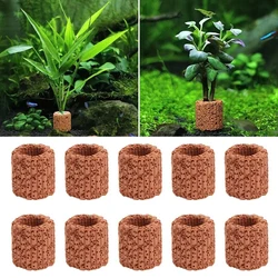 Aquatic Plant Fixed Ring for Aquarium Landscape Ceramic Water Plant Pot Ring Tool Decorations Fish Tank Accessories