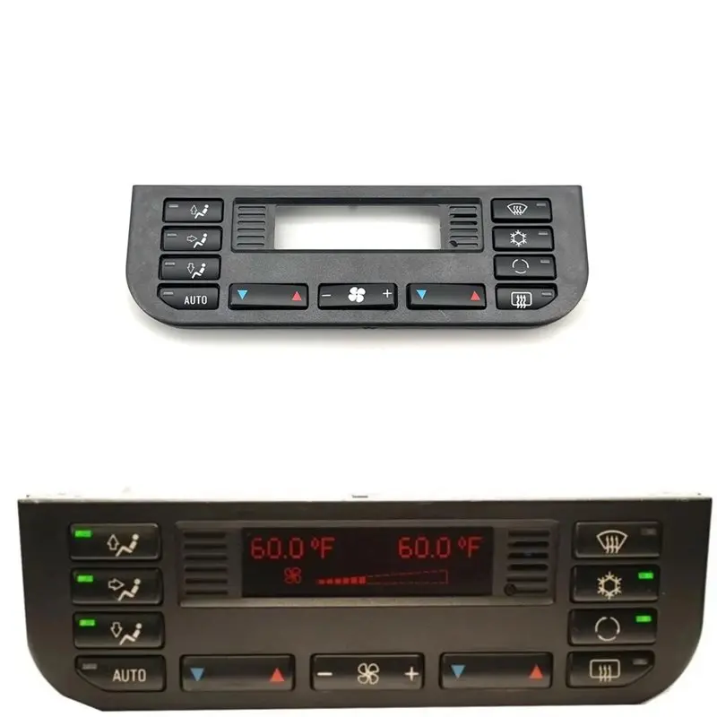 A33K-Car Air Conditioning Panel Cover AC Heater Digital Climate Control Cover Climate Control Cover For BMW E36