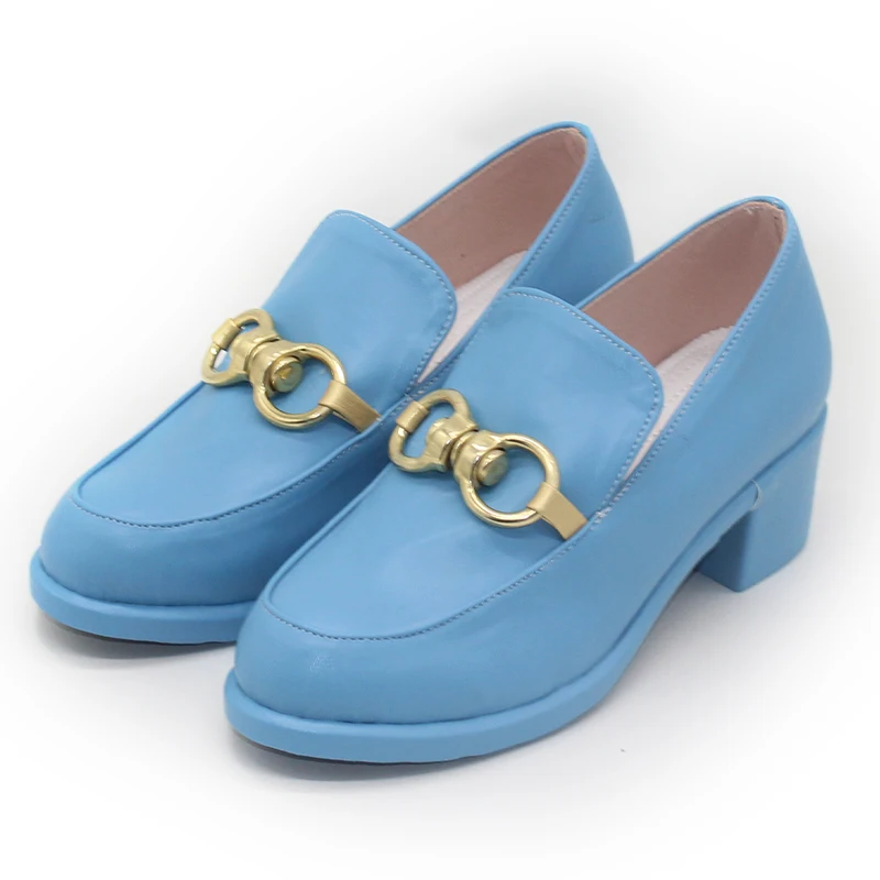 애니메이션 JOJO 야마기시 유키코 코스프레 신발 할로윈 파티를위한 유키코 신발 성인 여성 남성 역할 놀이 맞춤 제작