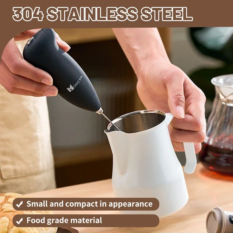 Elektrische Kaffeeaufschäumer Handmixer Milch Schäumer Schneebesen Cappuccino Rührer Mini Tragbare Mixer Home Küche Schneebesen Werkzeug