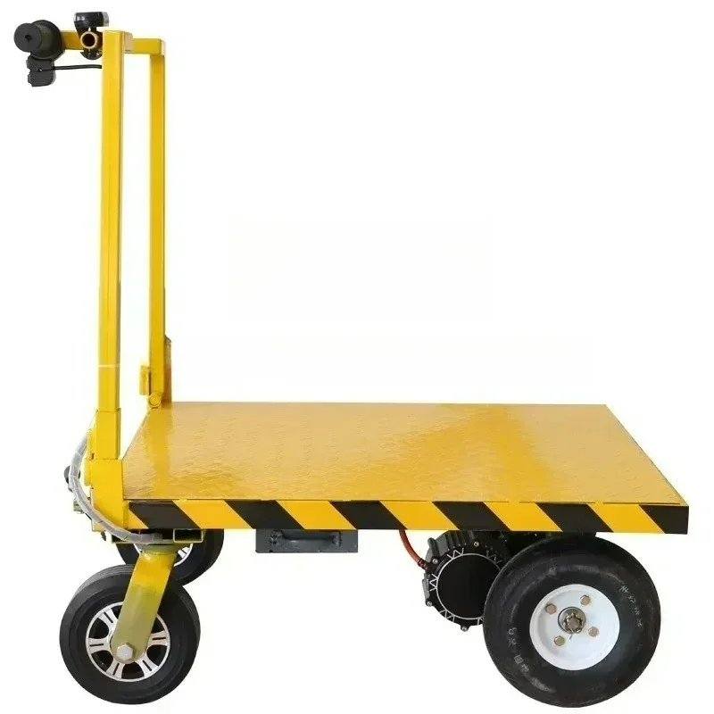 -Electric Folding Flatbed Truck Trolley Portable Small Trailer Load King Pull TruckN8