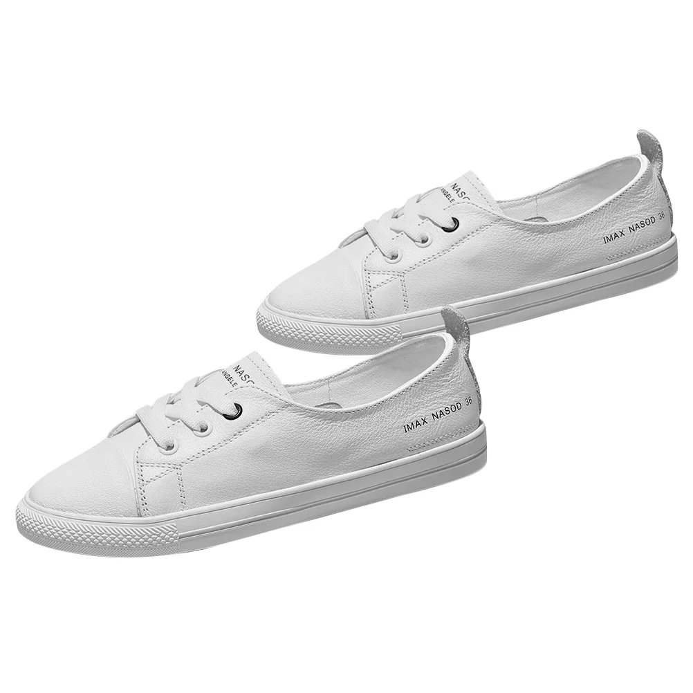 1 Paire de Baskets Blanches Décontractées pour Femme, Chaussures d'Été Confortables, Taille 37 65US 4UK ino 5EU