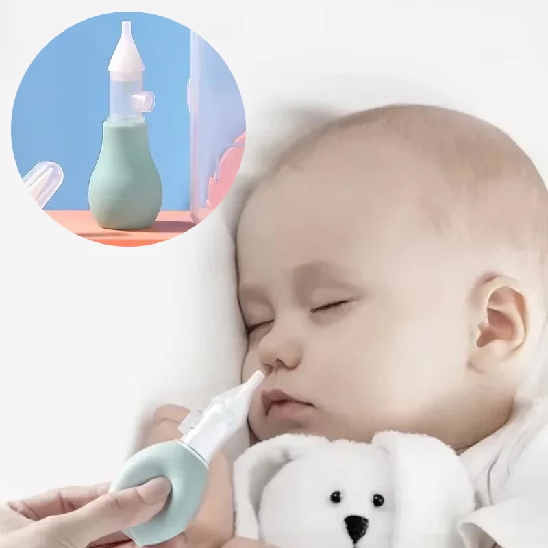 Limpiador de nariz para bebé, aspirador Nasal para bebé, jeringa profesional, irrigador Nasal para dormir, lavado de nariz para bebé, herramienta de cuidado para niños, regalos