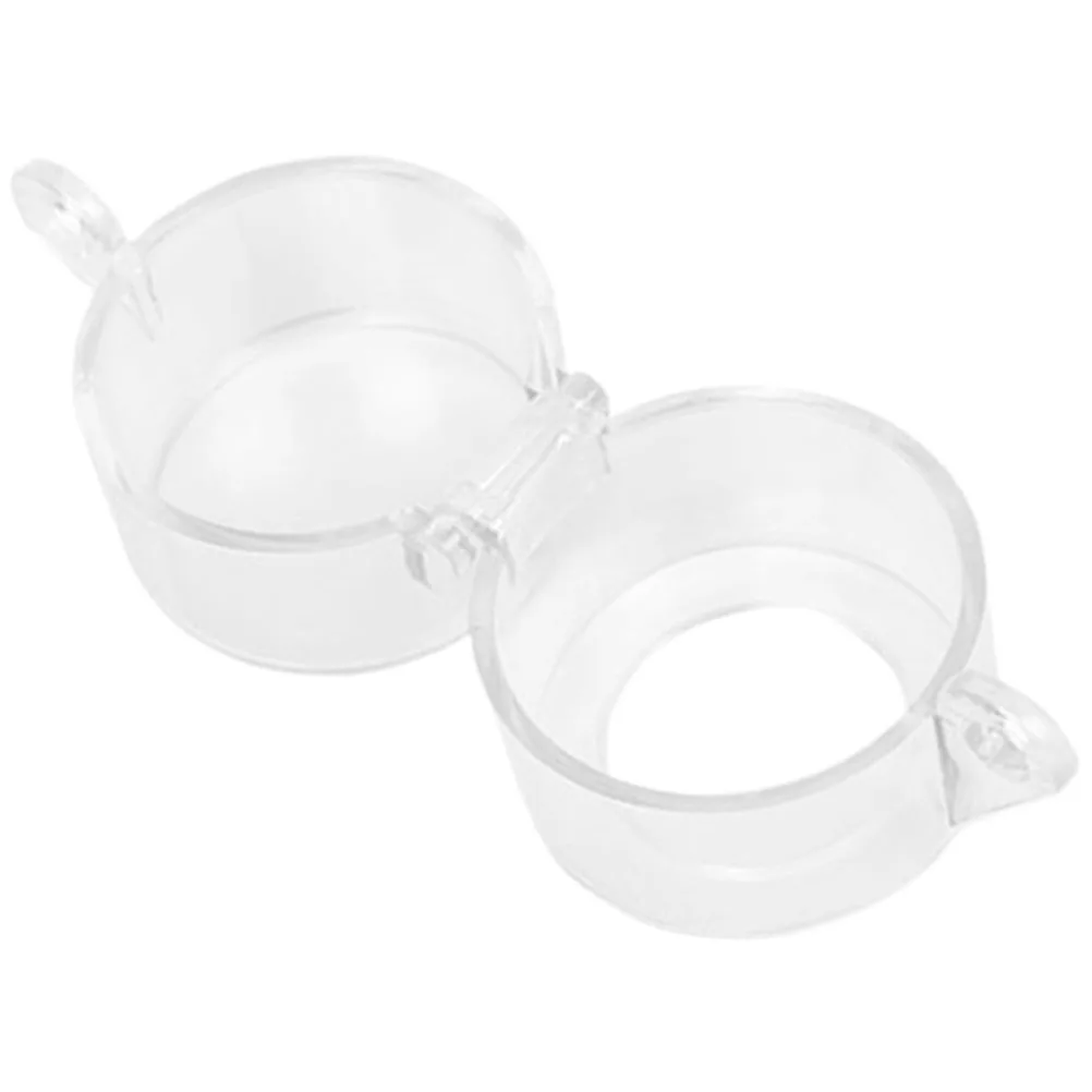 

Transparent Round Emergency Button Cover Durable Pc Material Easy Installation Safety Protector for Various Switches
