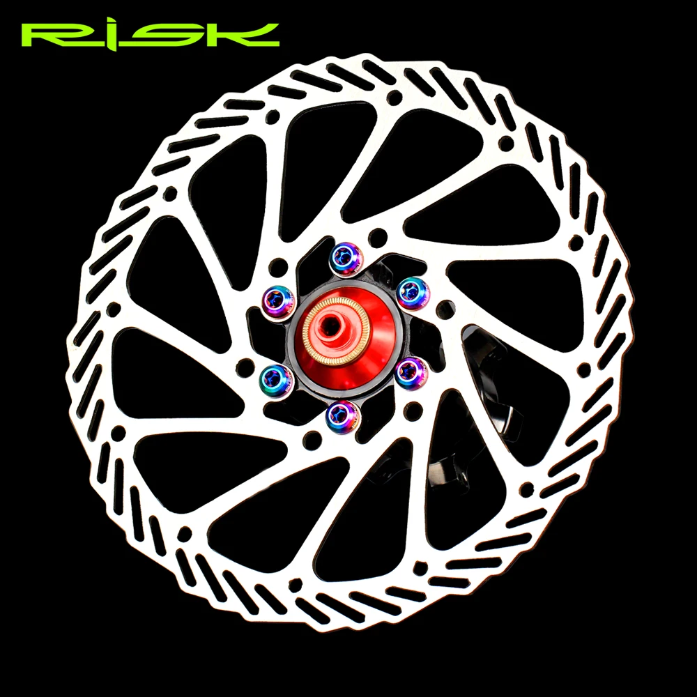 RISK 36pcs Titanium Screw Set Common MTB Bike Screw Derailleur/Disc Brake/Stem Cap/Cage/Valve Cap Mountain Bicycle Fixing Bolts