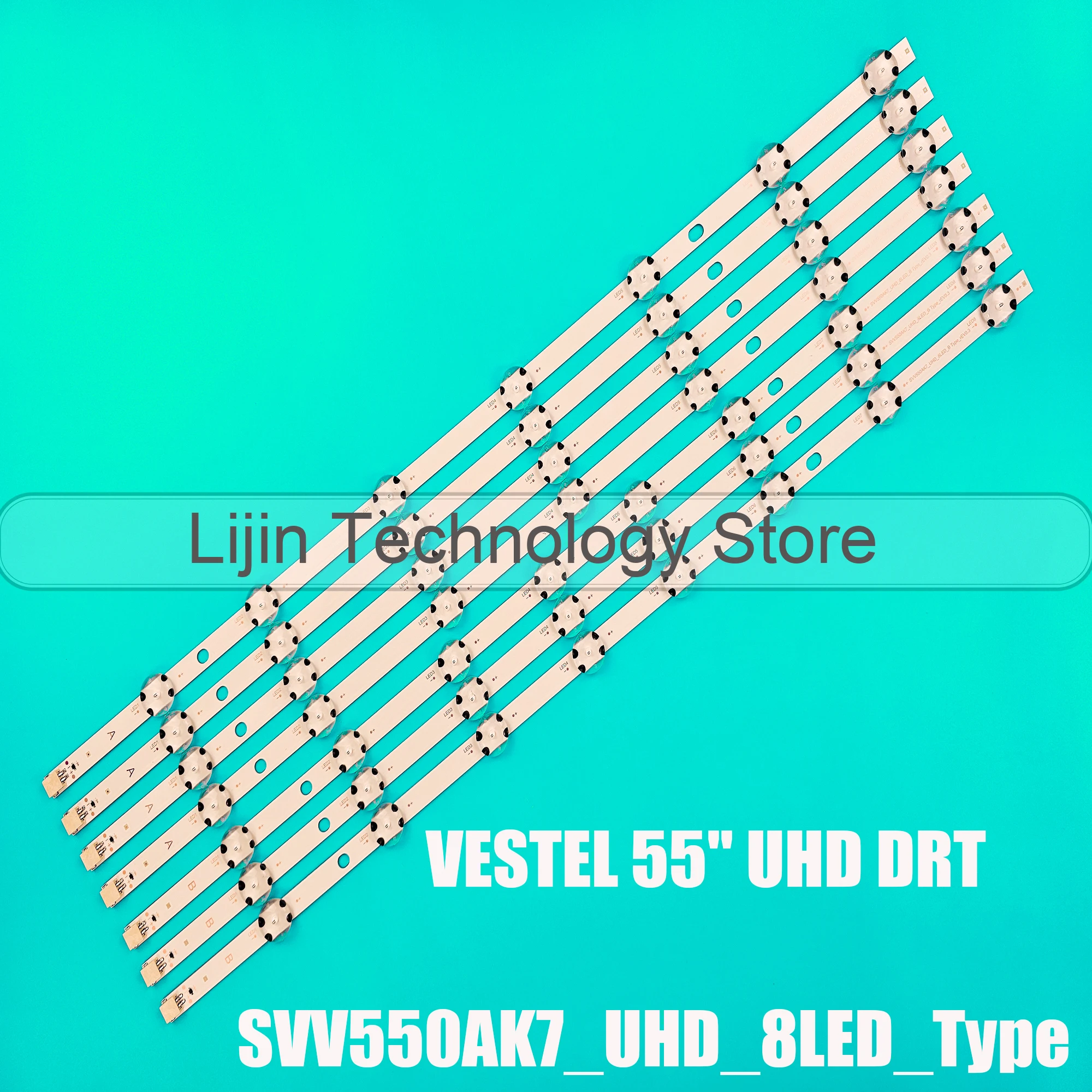 LED Backlight Array SVV550AK7 dla LT-55C870 L55UE17 VESTEL 55 UHD DRT 55U6663 55U6663DB 55U6763DB 55U5766DB LT-55C760 LT-55C860