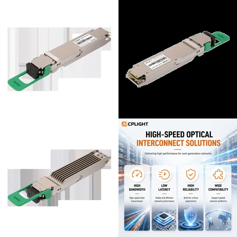 for 800GBASE 2xFR4 FR8 OSFP Fan Cooling PAM4 1310nm 2km DOM Duplex LC UPC SMF Optical Module