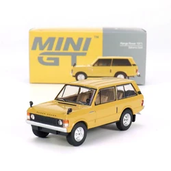 MINIGT 1:64  Range Rover 1971 Bahama Gold  MGT00495-CH  Car Model Boy Toy Model Die Cast