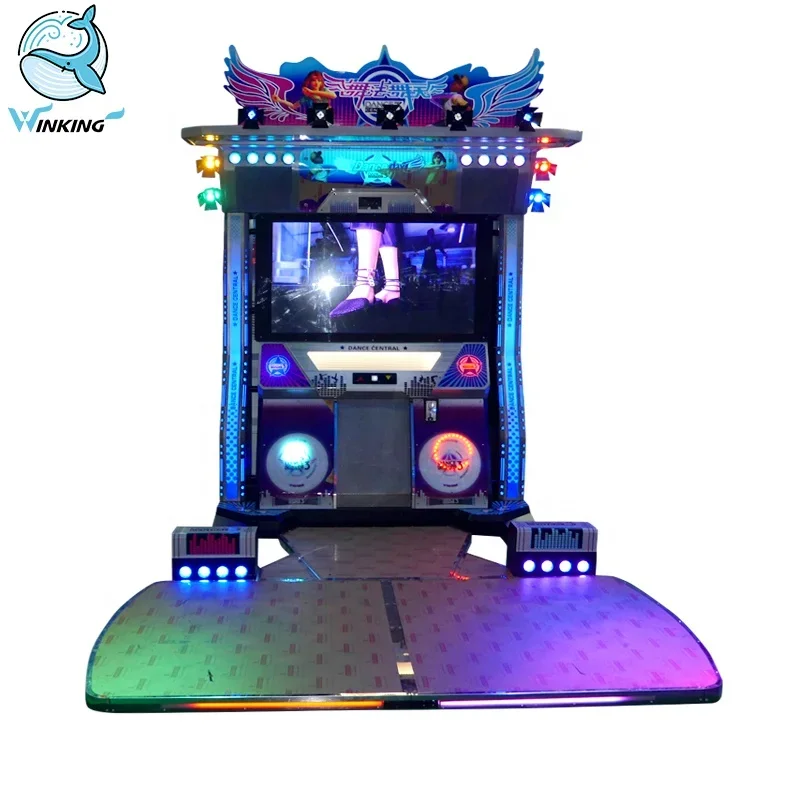 Hot sale amusement pump it up coin operated music vending simulator arcade dancing game machine Dance Day