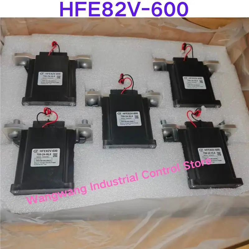 Second-hand test OK ,  High voltage DC relay, model HFE82V-600 750-24-HB6