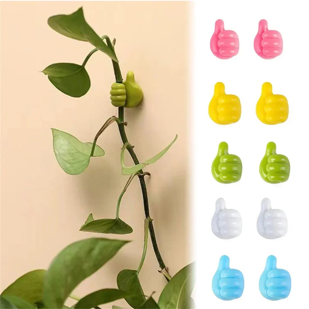 2/8PCS Creative Thumb Hooks With Strong Adhesive Wall Hooks Clips For Key Hanger Bathroom/Desk Cable Hooks