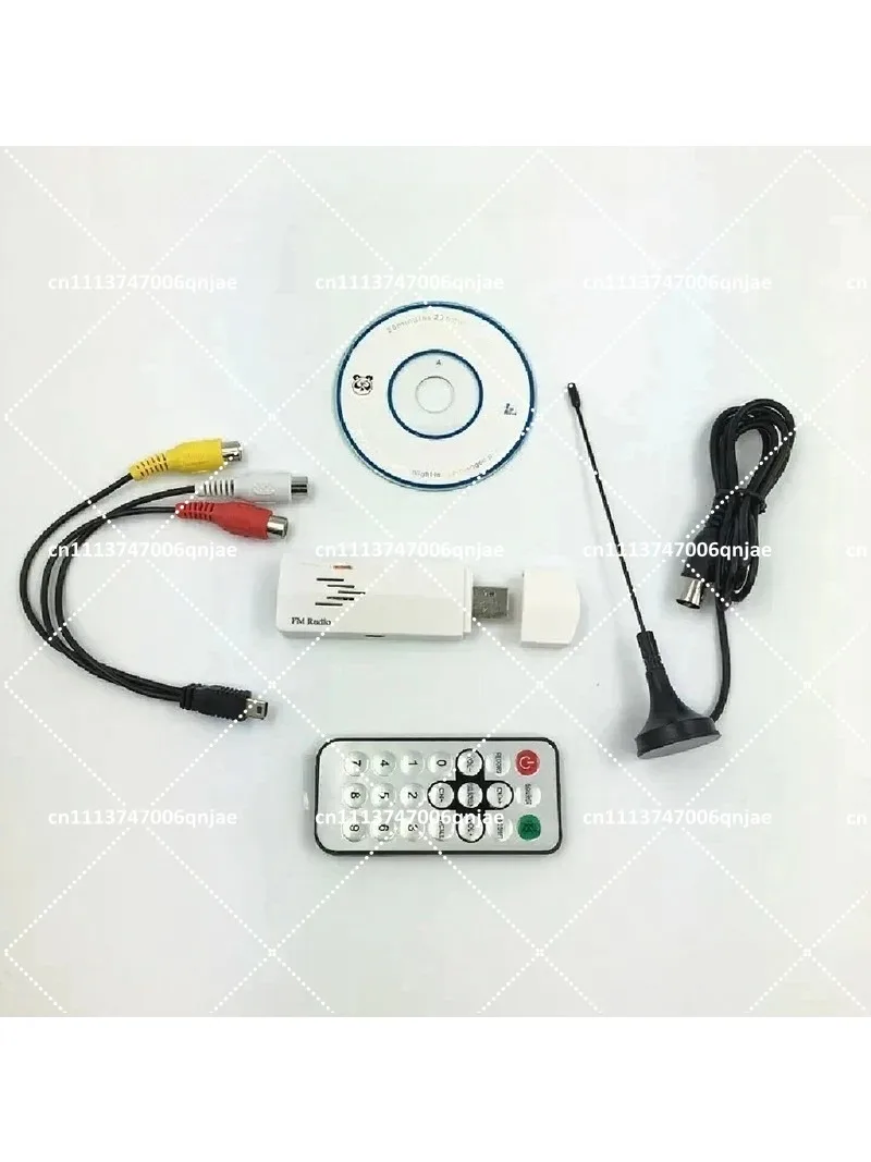 USB TV Tuner Card Receiver Box for Laptop Desktop PC, Plug and Play, Watch Cable TV, Supports Windows 10