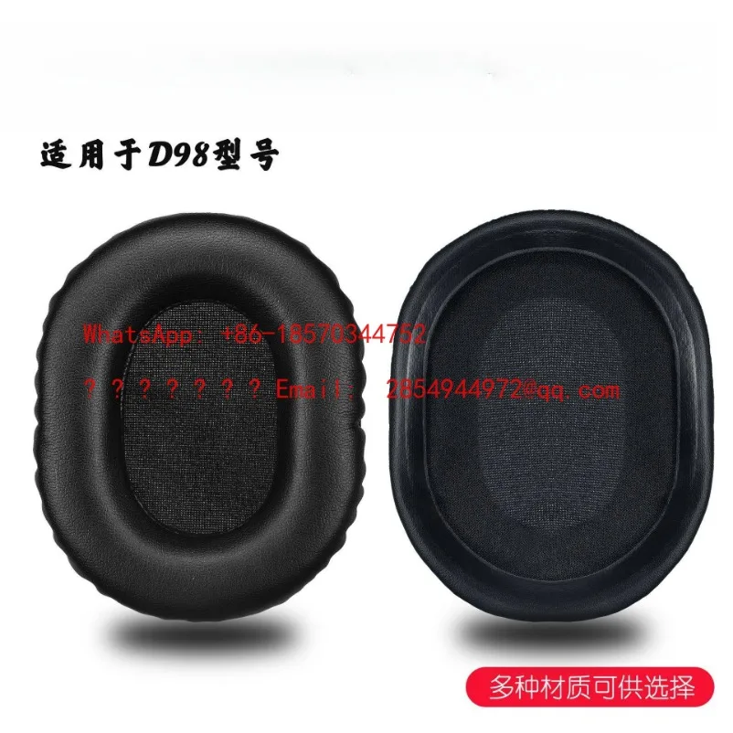 L     D98 Earphone Case Sponge Case Replacement Accessories Ultra Breathable Earmuffs