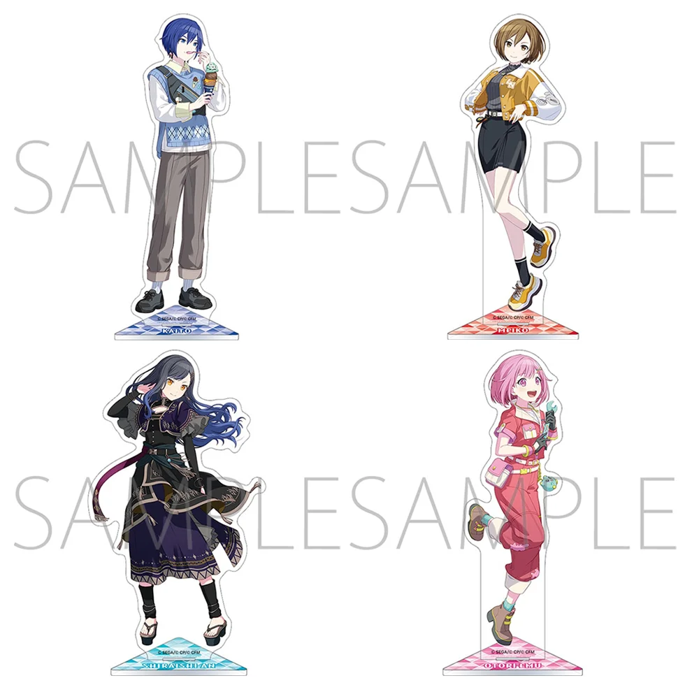New Peripheral Series Project SEKAI Shiraishi An Otori Emu KAITO MEIKO 15CM Cute Anime Acrylic Stand Keychain Desk Decor Collect