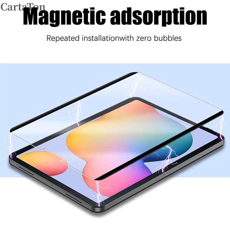 

Бумажная магнитная защитная пленка для экрана Samsung Galaxy Tab S6 Lite A9 Plus S10 S8 S9 Plus Ultra S7 Fe S10 S9 Fe A8 Film