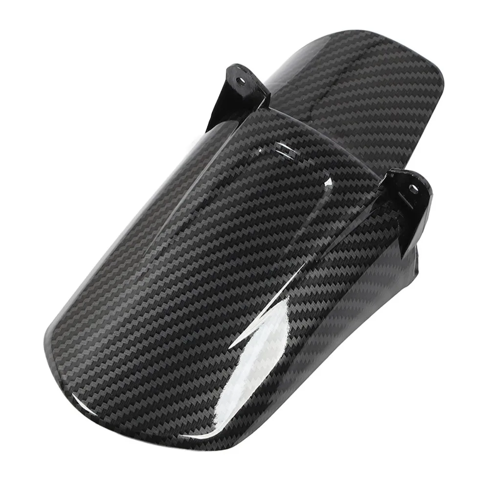 Carbon Fiber Style Motorcycle Rear Mudguard Quick Installation ABS Material Rear Shock Mudguard Splash Proof Wheel Splash Guard