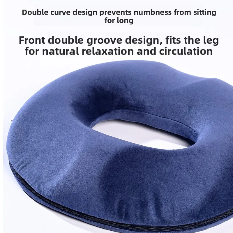 Office  Cushion for Hemorrhoids Post Surgery Pressure Relief Memory Foam Chair for Pregnant Women And Wheelchair Use