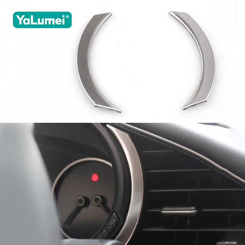 

For Mazda 3 BP 2019 2020 2021 2022 2023 2024 2025 Stainless Steel Car Instrument Dashboard Display Trim Cover Accessories