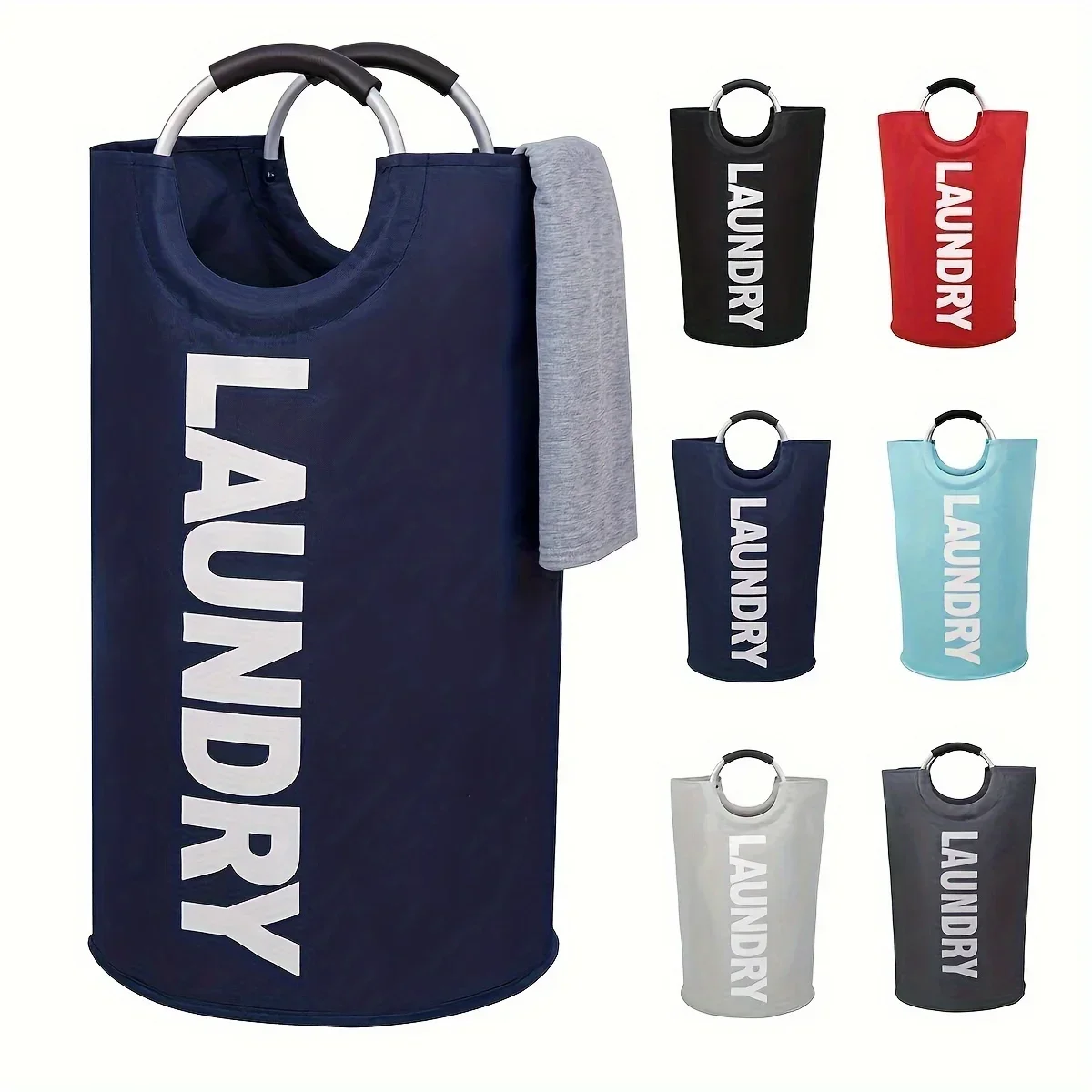 

90L Large Laundry Basket, Collapsible Laundry Bag, Freestanding Tall Clothes Hamper, Foldable Washing Bin Laundry turtle Hamper