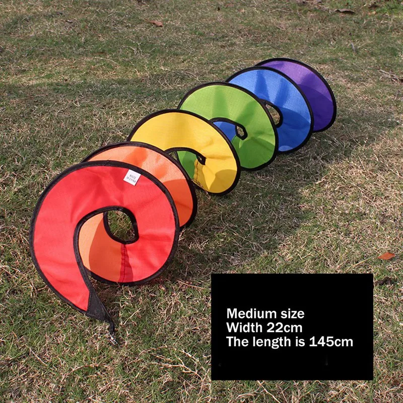 KEKA 4X Spiral Wind Spinner For Yard Garden Camping, Colorful Hanging Spiral Spinner Decoration For Outdoor Camping(Rainbow)