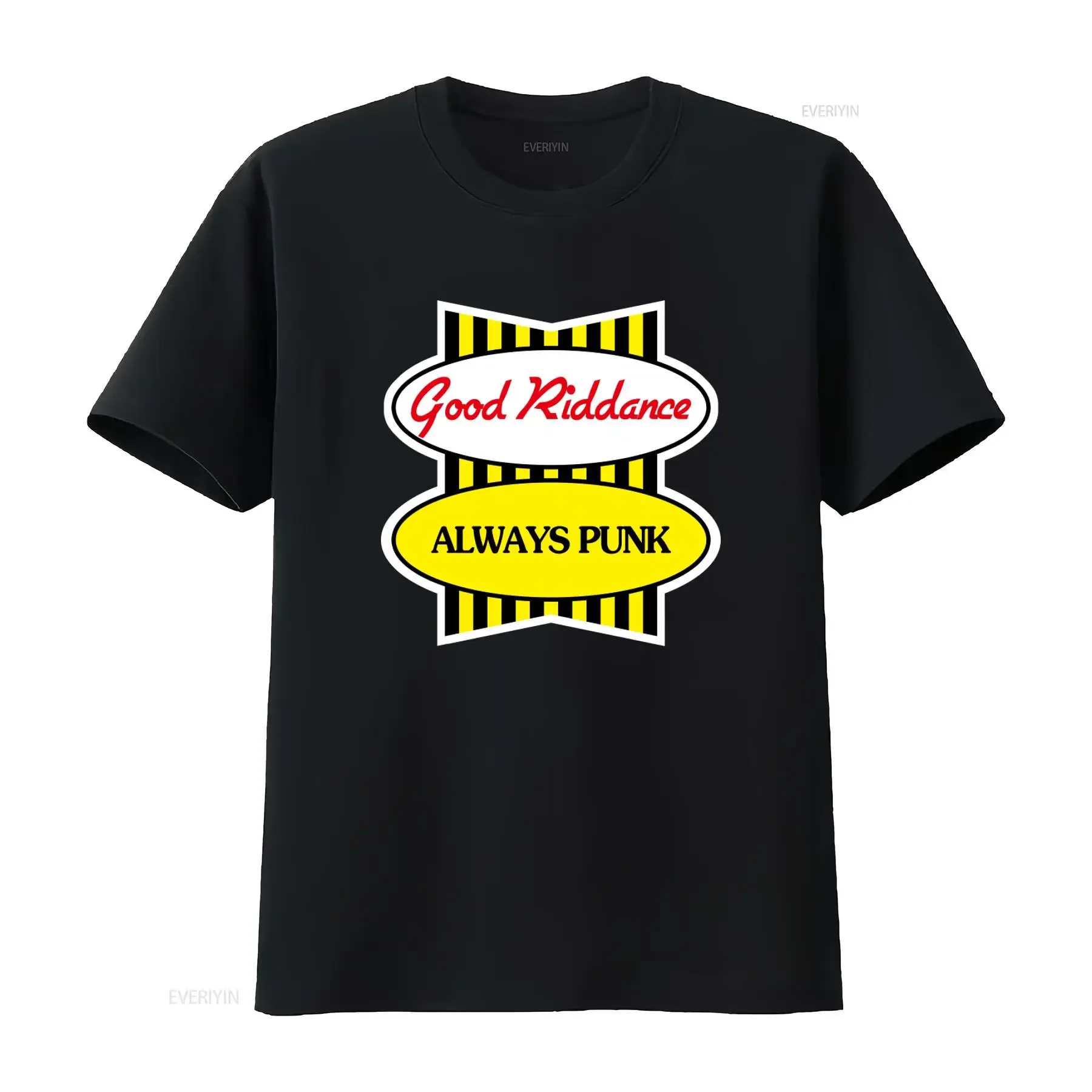 Good Riddance Always Punk T Shirt Stylish Design for Lovers Available in XL Size vintage Washed Casual Breathable