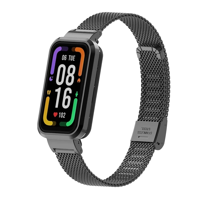 Защитный чехол для Redmi Smart Band Pro, ремешок для часов Redmi Band Pro, металлические браслеты для redmi band pro, защитный чехол