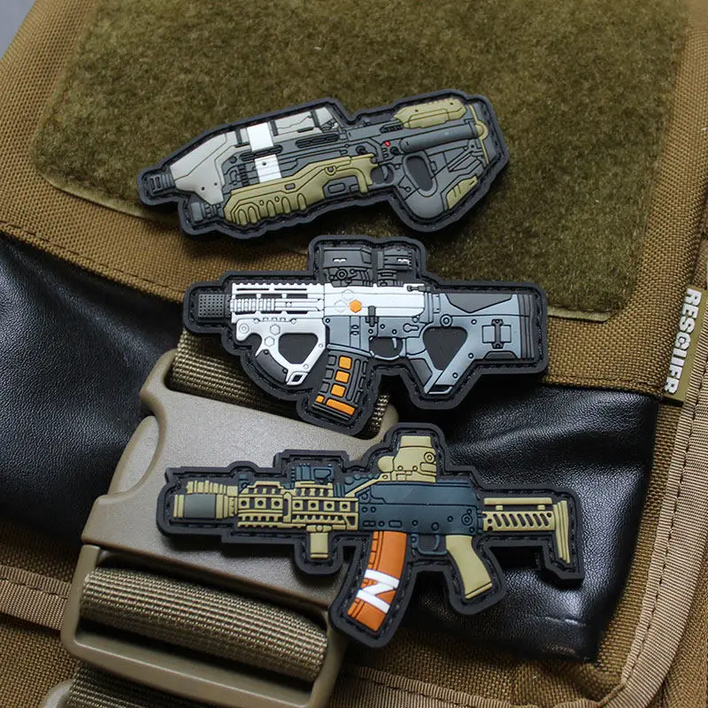 3D PVC Adhesive Badge - Morale - Package for Attaching Zeninget AK105 Mini Rubber Patch - DIY Armband