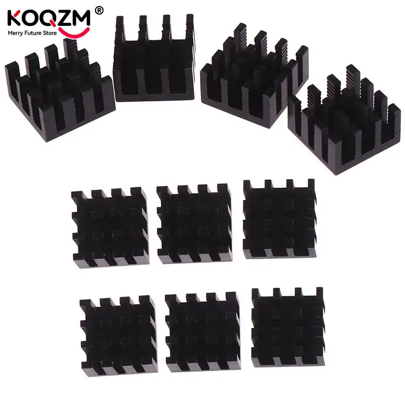 10pcs Computer Cooler Radiator Aluminum Heatsink Heat Sink For Electronic Chip Heat Dissipation Cooling Pads 14*14*8mm