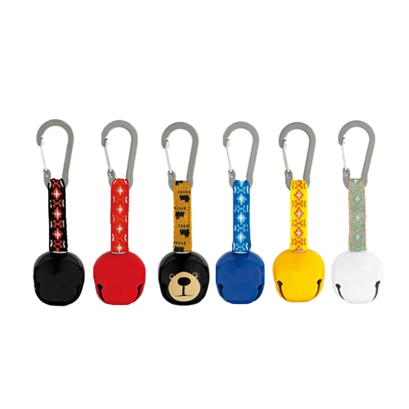 

Outdoor Mountaineering Camping Metal Let You Not Get Lost Can Color Backpack Pendant Keychain Bells mi11ultra sublimation blanks