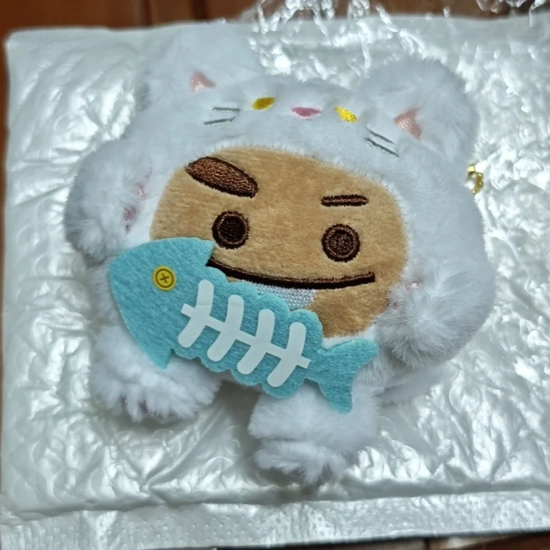 BT21 CAT DAY سلسلة أفخم المفاتيح كوكي كويا شوكي المدرسية قلادة لطيف الكرتون شيمي تاتا دمية المفاتيح الديكور هدية