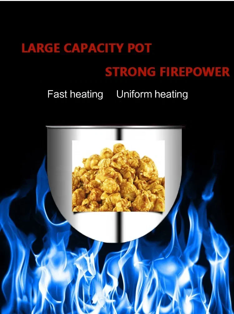 Hot Sale Industrial Mushroom Wholesale Popcorn Making Machine