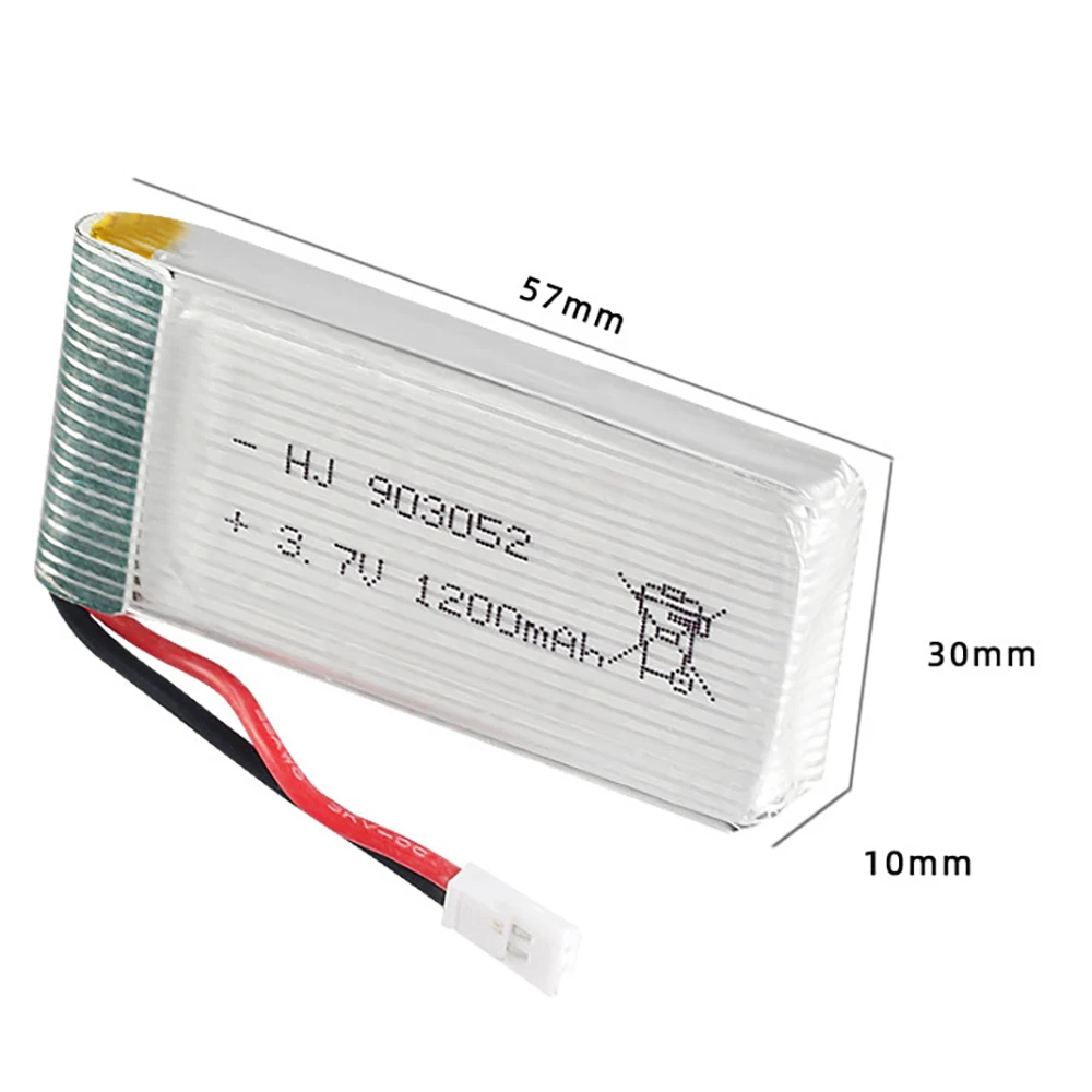 Li-polymer 1200mAh 3.7V RC Drone Battery For KY601S Syma X5c X5 X5SC X5SW X5S X5SC-1 M18 H5P RC Quadcopter Drone Spare Parts