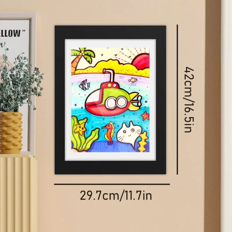 Kids Art Frames Front Opening, Changeable Art Frame Picture , Kids Artwork Frames Changeable For 3d Picture Display Art Projects