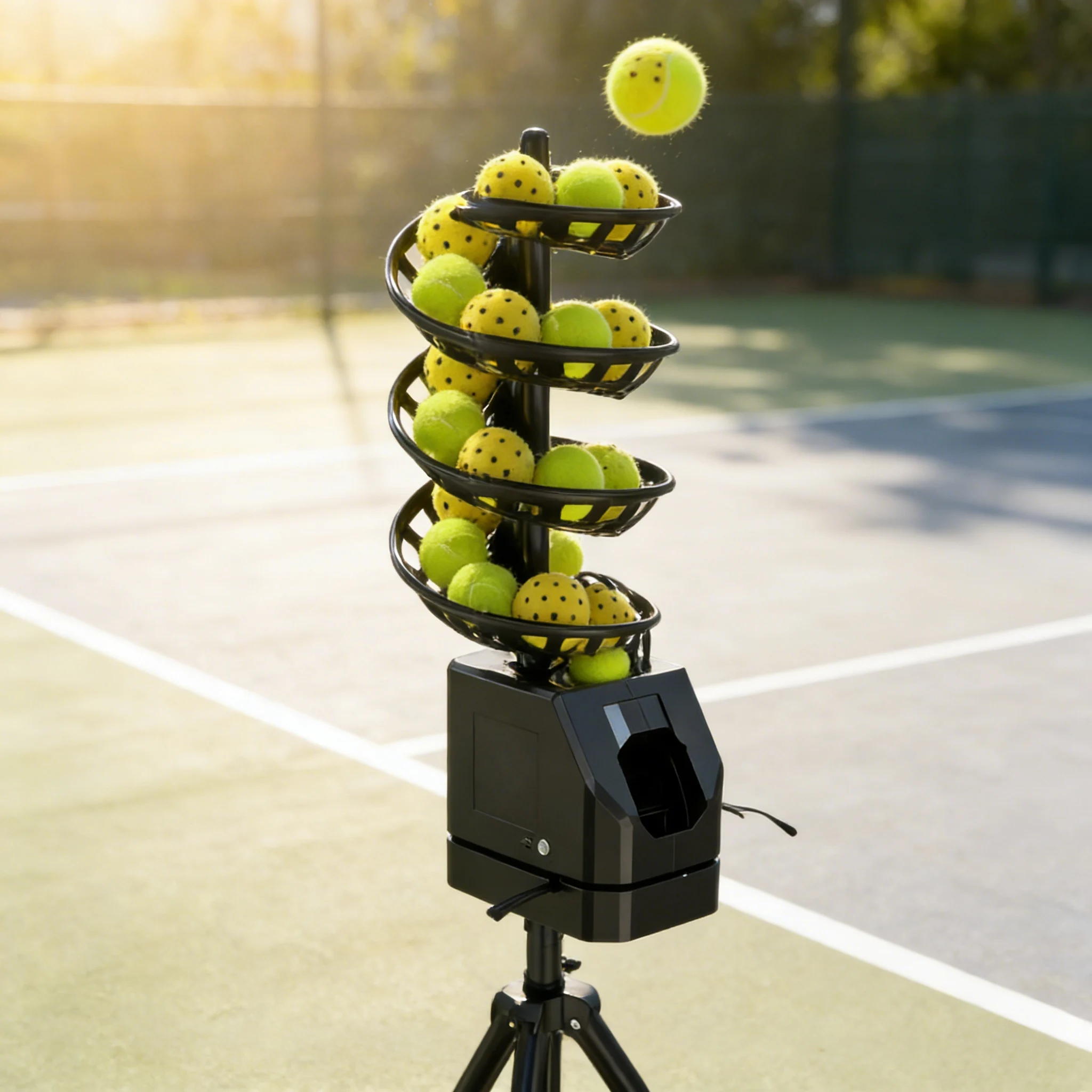 Hot Sale Tennis Machine Ball Training Sturdy Ball Machine Tennis for Outdoor Tennis Training